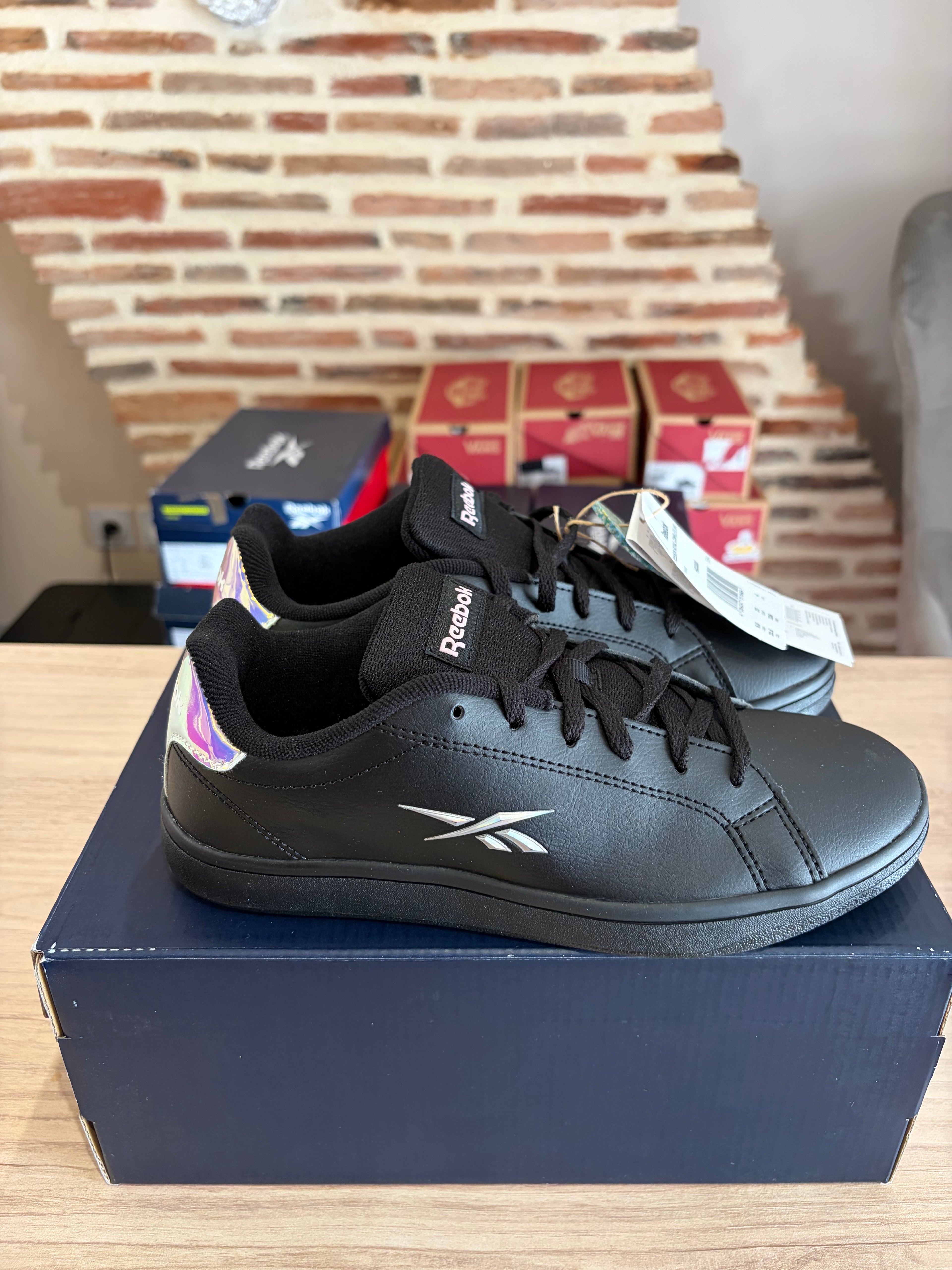 Reebok Royal Complete Sport H03300 Femme Noires - Baskets Lifestyle Neuves - 37