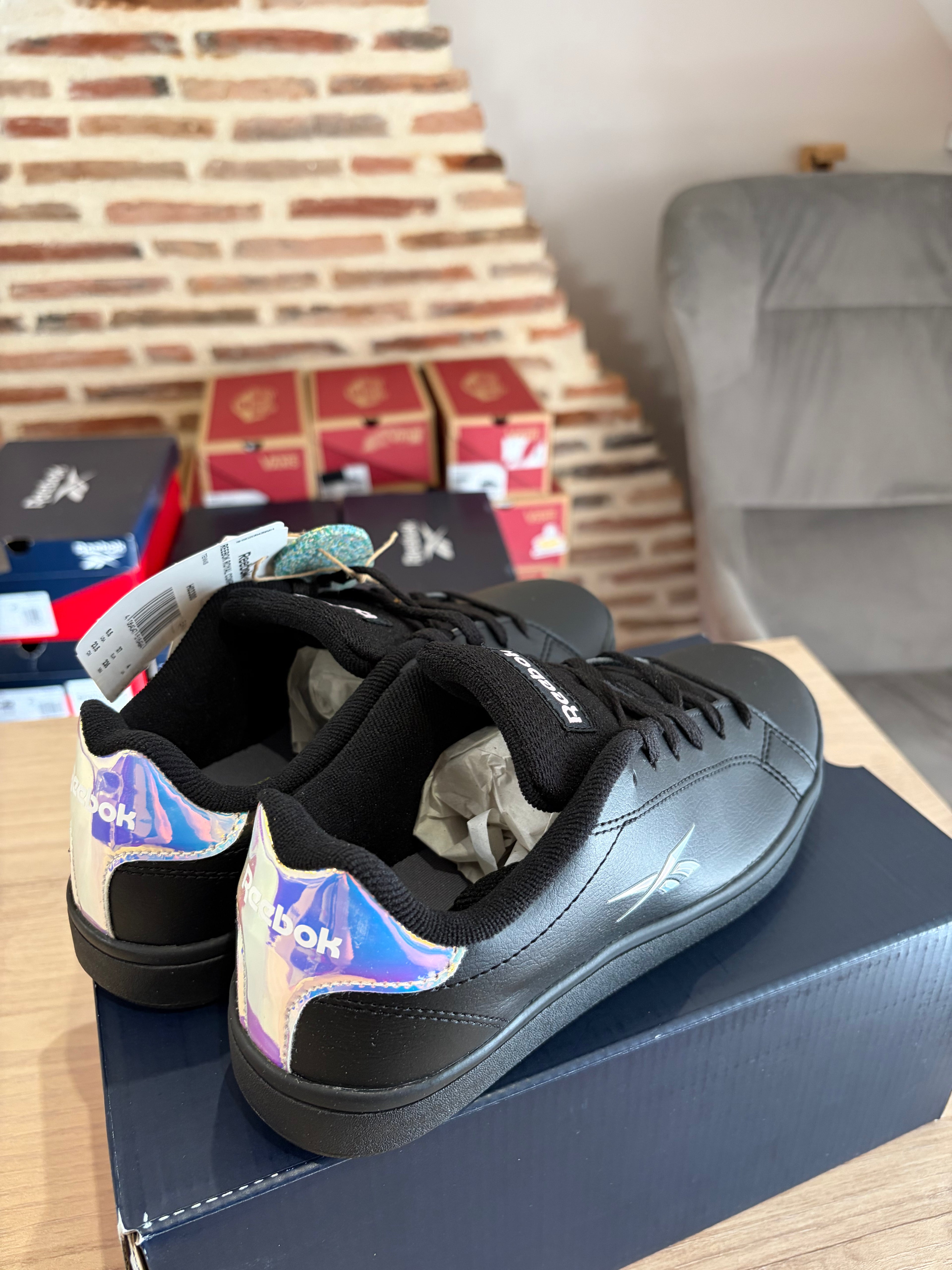 Reebok Royal Complete Sport H03300 Femme Noires - Baskets Lifestyle Neuves - 37