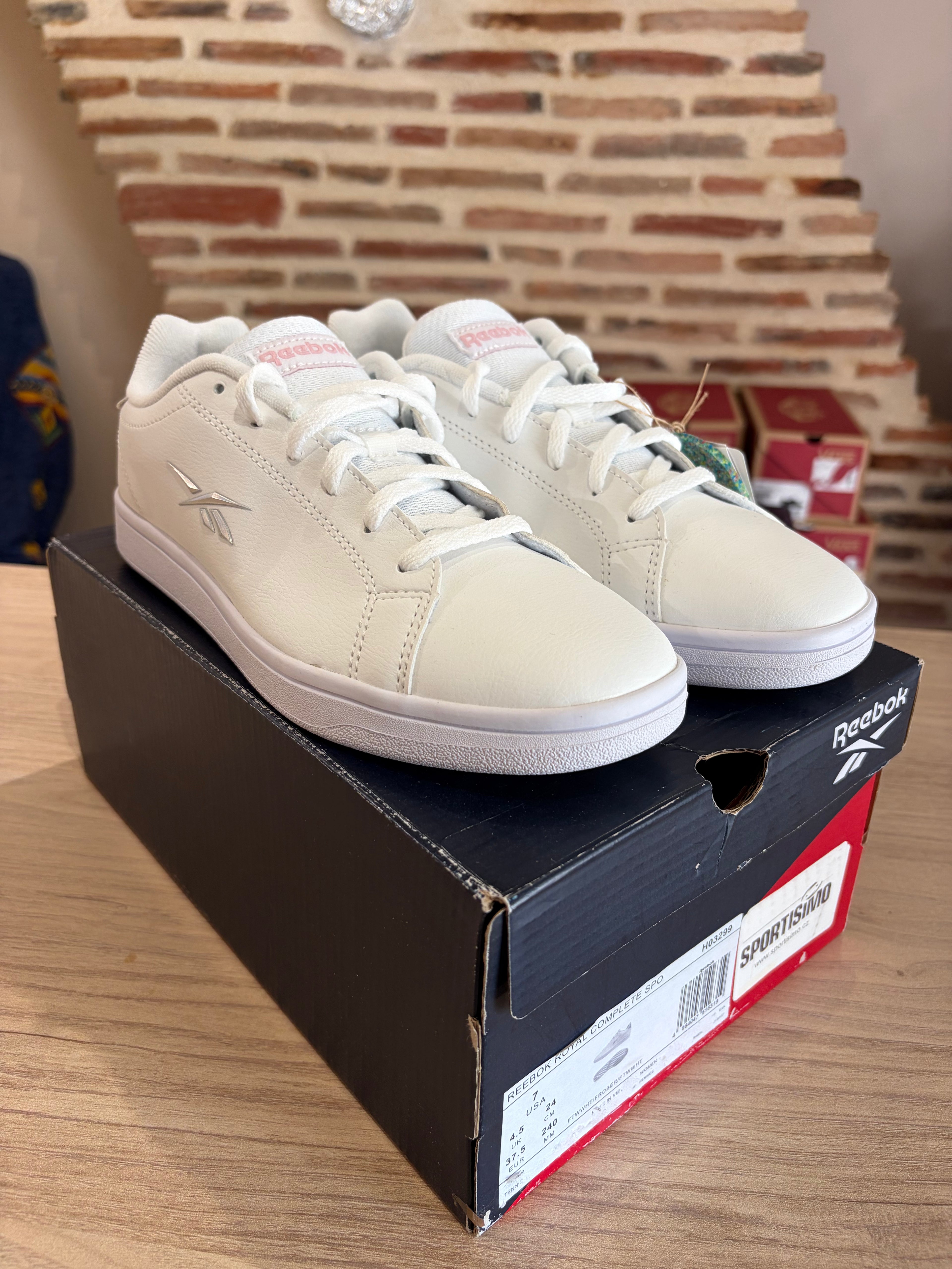 Reebok Royal Complete Sport H03399 Femme Blanches - Baskets Lifestyle Neuves - 37,5