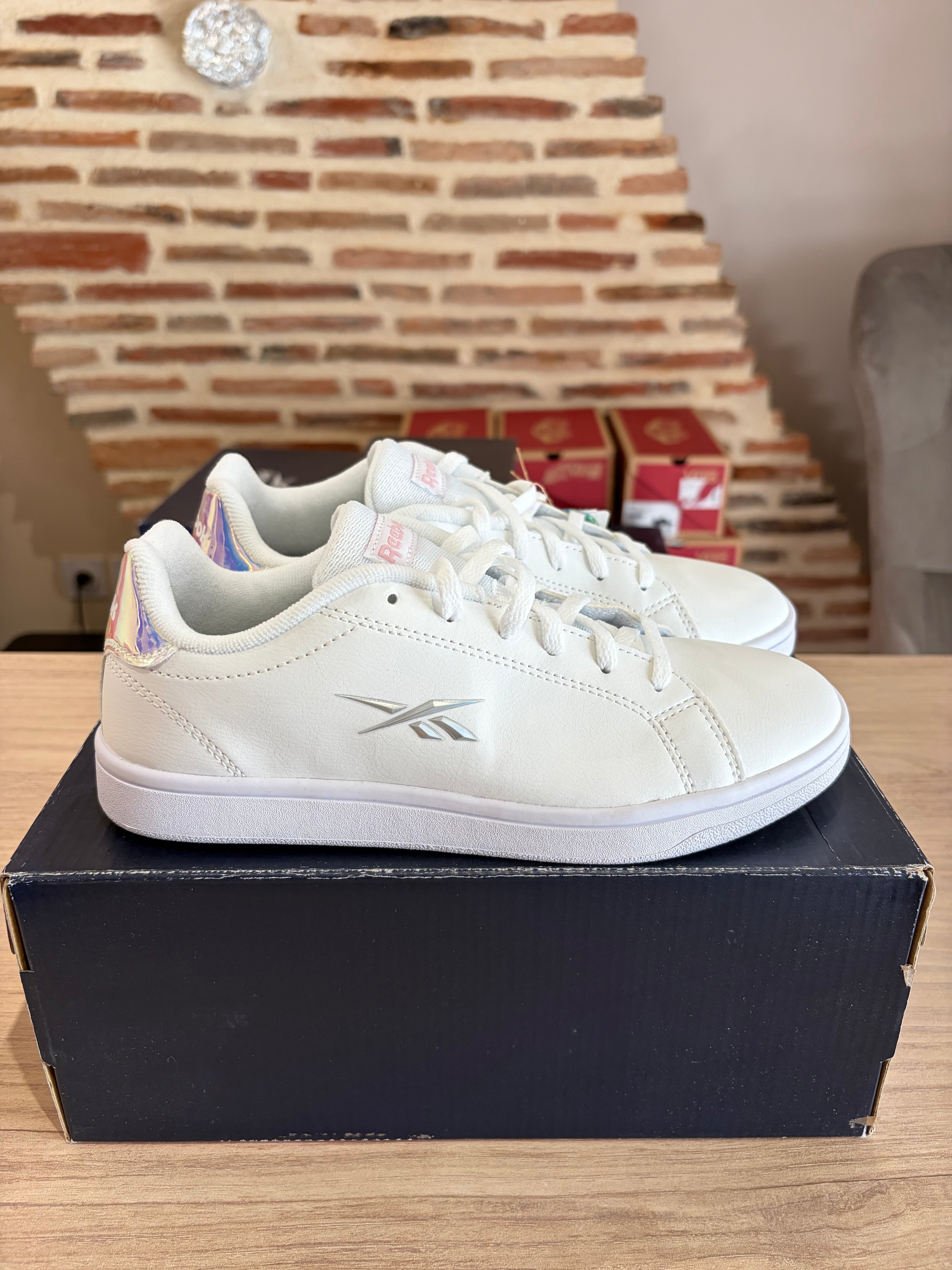 Reebok Royal Complete Sport H03399 Femme Blanches - Baskets Lifestyle Neuves - 37,5