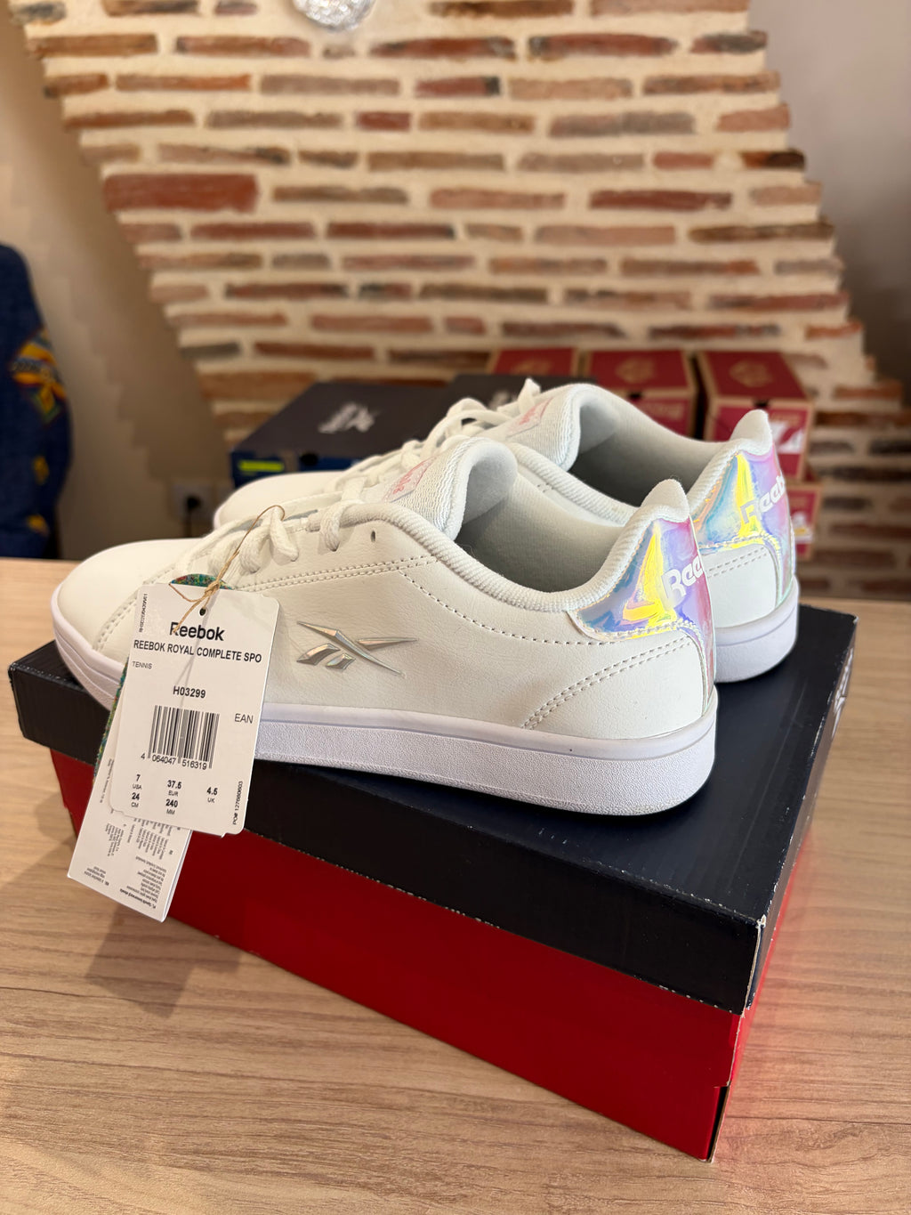 Reebok Royal Complete Sport H03399 Femme Blanches - Baskets Lifestyle Neuves - 37,5