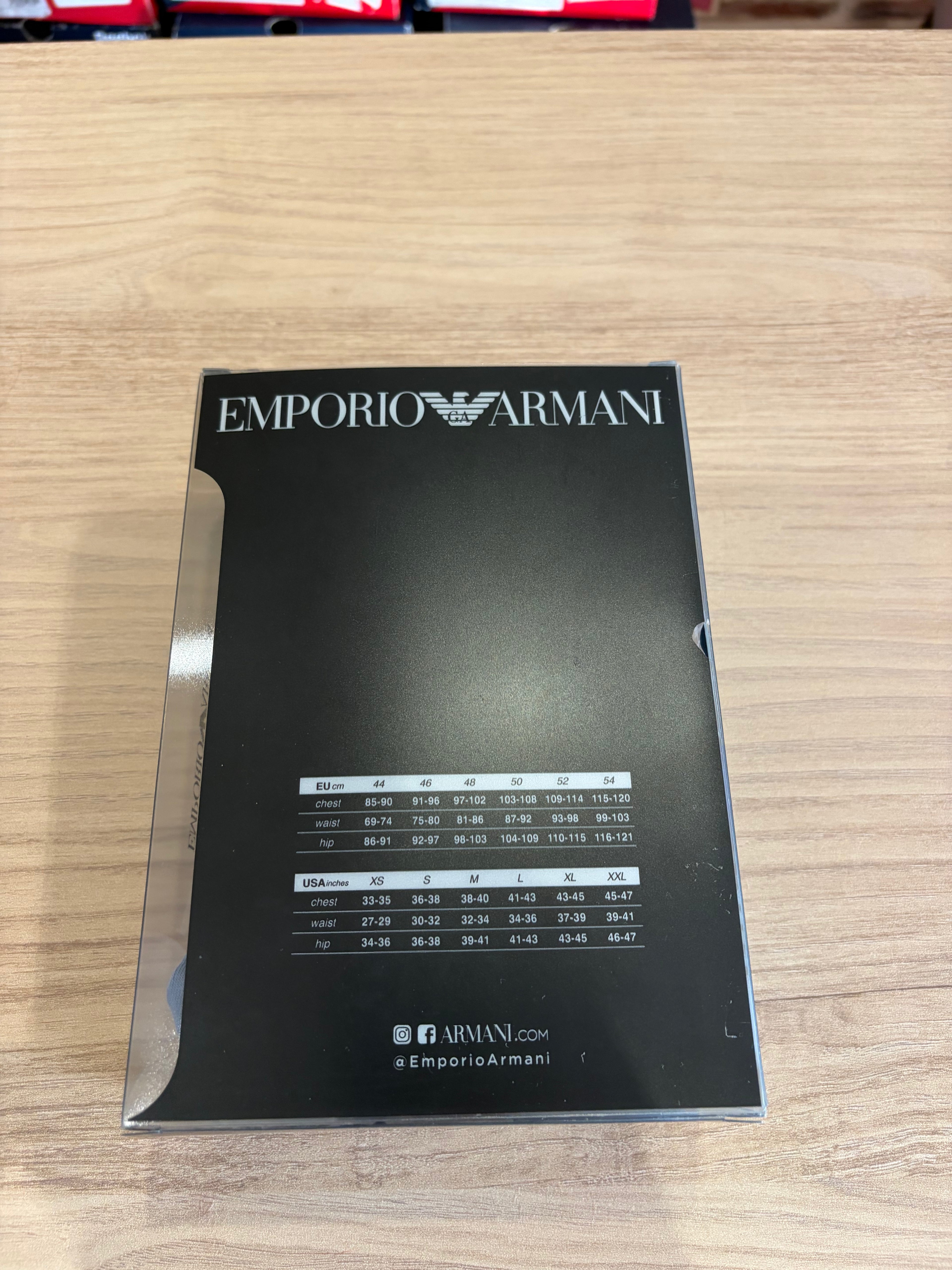 Emporio Armani 3 Pack Trunk Stretch Cotton Homme - Lot de 3 Boxers Coton - XL