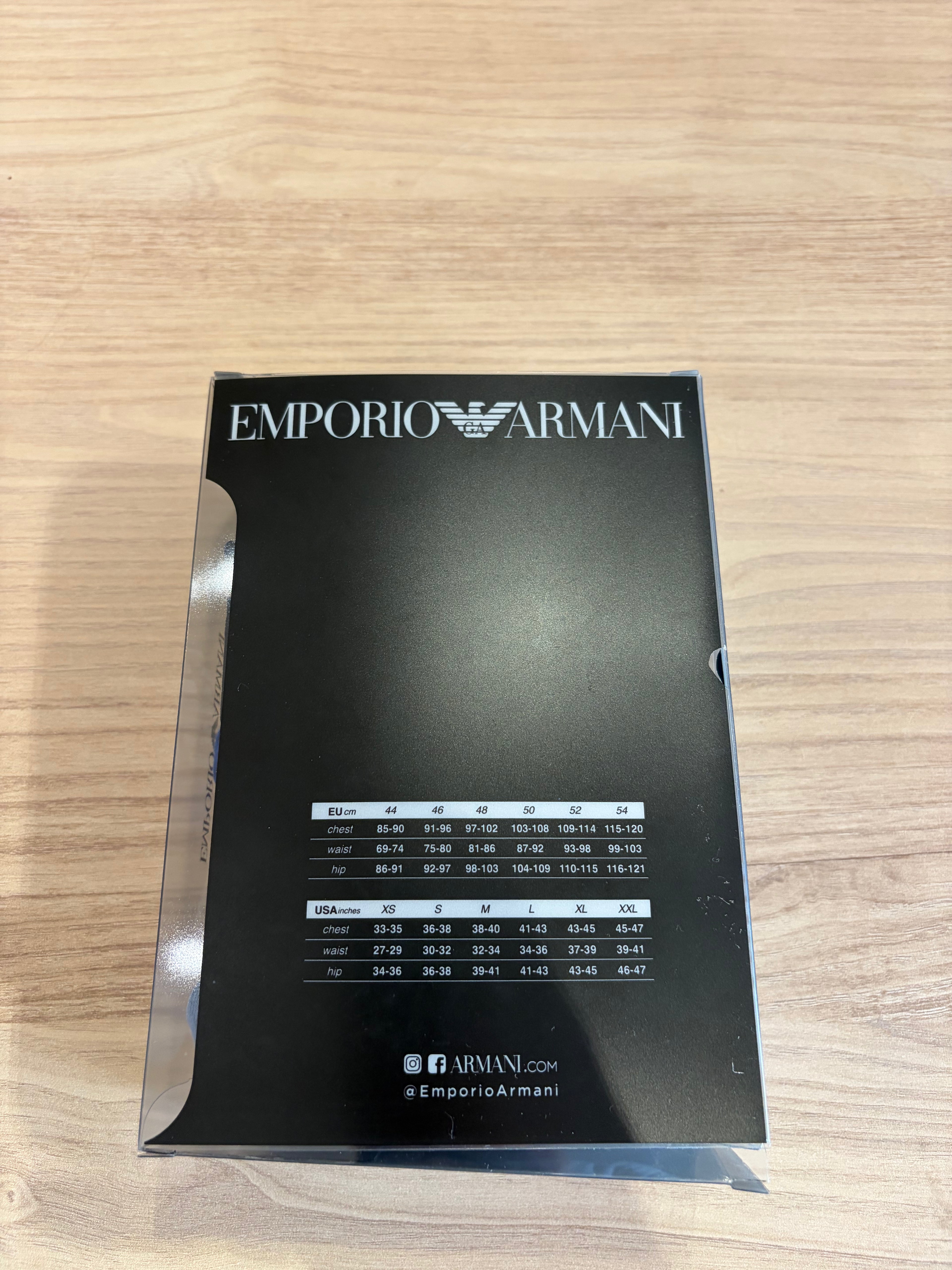 Emporio Armani 3 Pack Trunk Stretch Cotton Homme - Lot de 3 Boxers Coton - XL