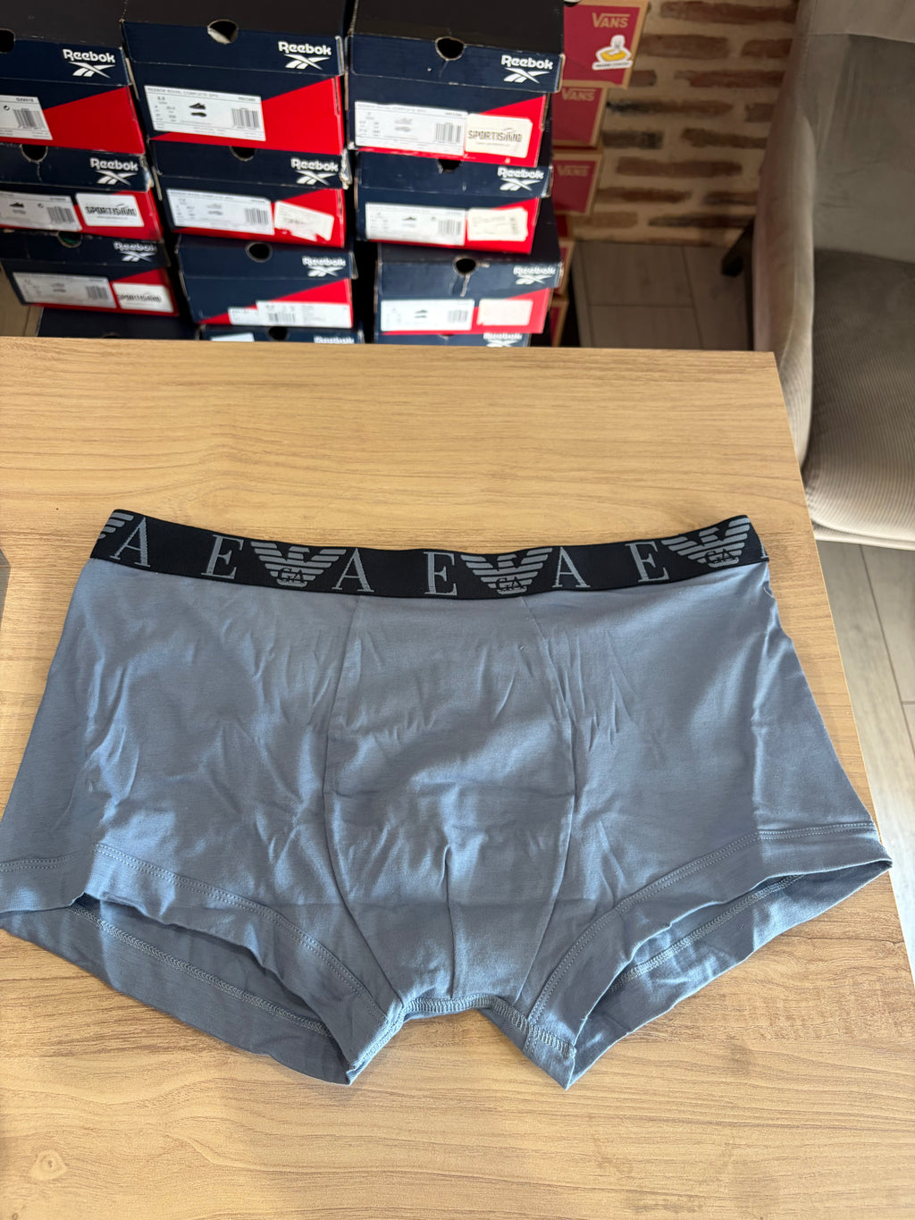 Emporio Armani 3 Pack Trunk Stretch Cotton Homme - Lot de 3 Boxers Coton - XL