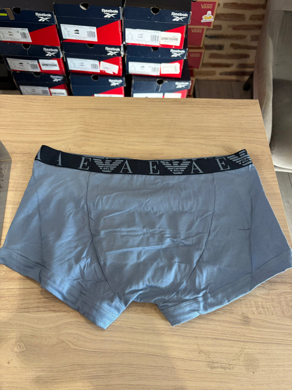Emporio Armani 3 Pack Trunk Stretch Cotton Homme - Lot de 3 Boxers Coton - XL