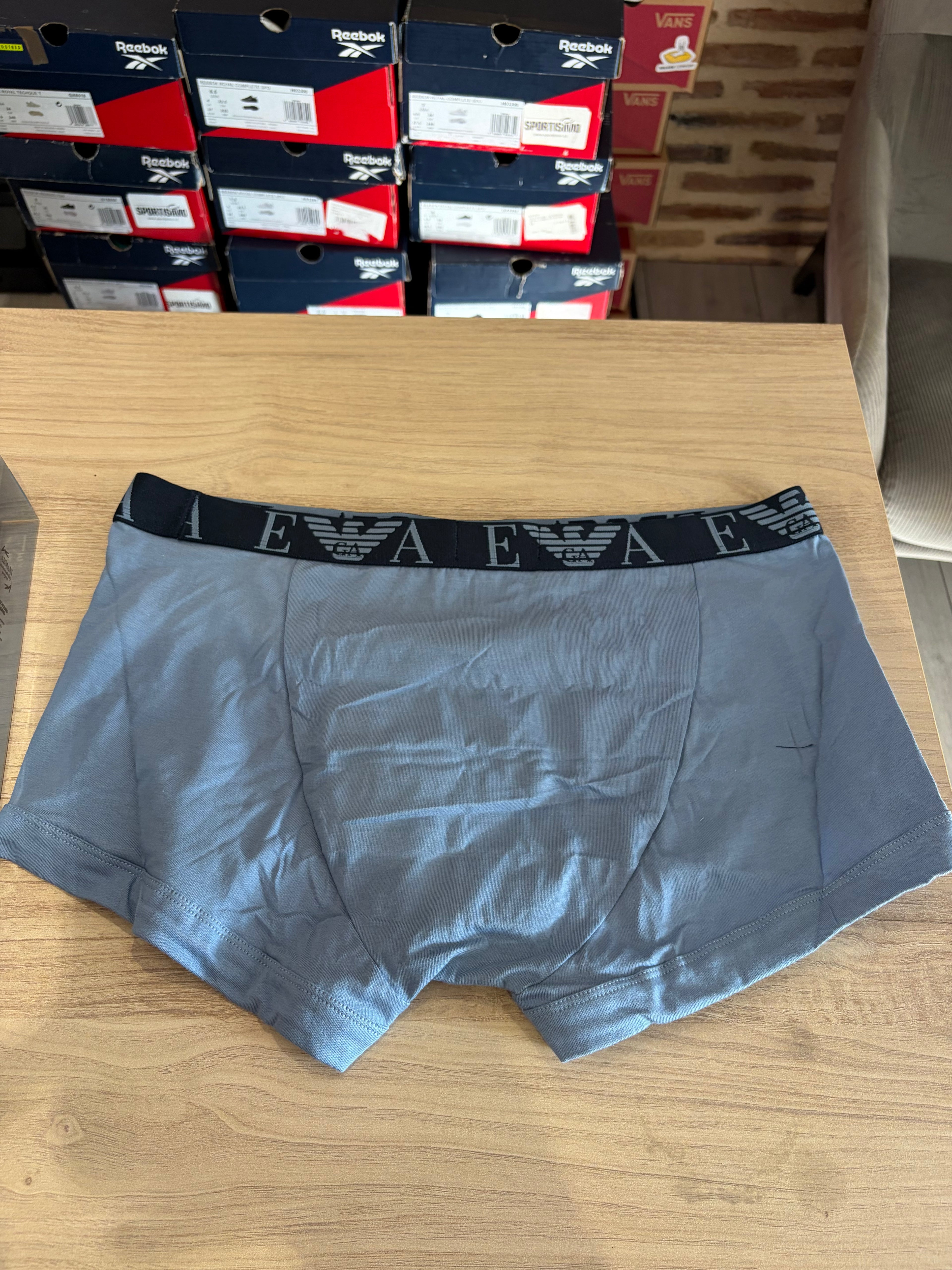 Emporio Armani 3 Pack Trunk Stretch Cotton Homme - Lot de 3 Boxers Coton - XL