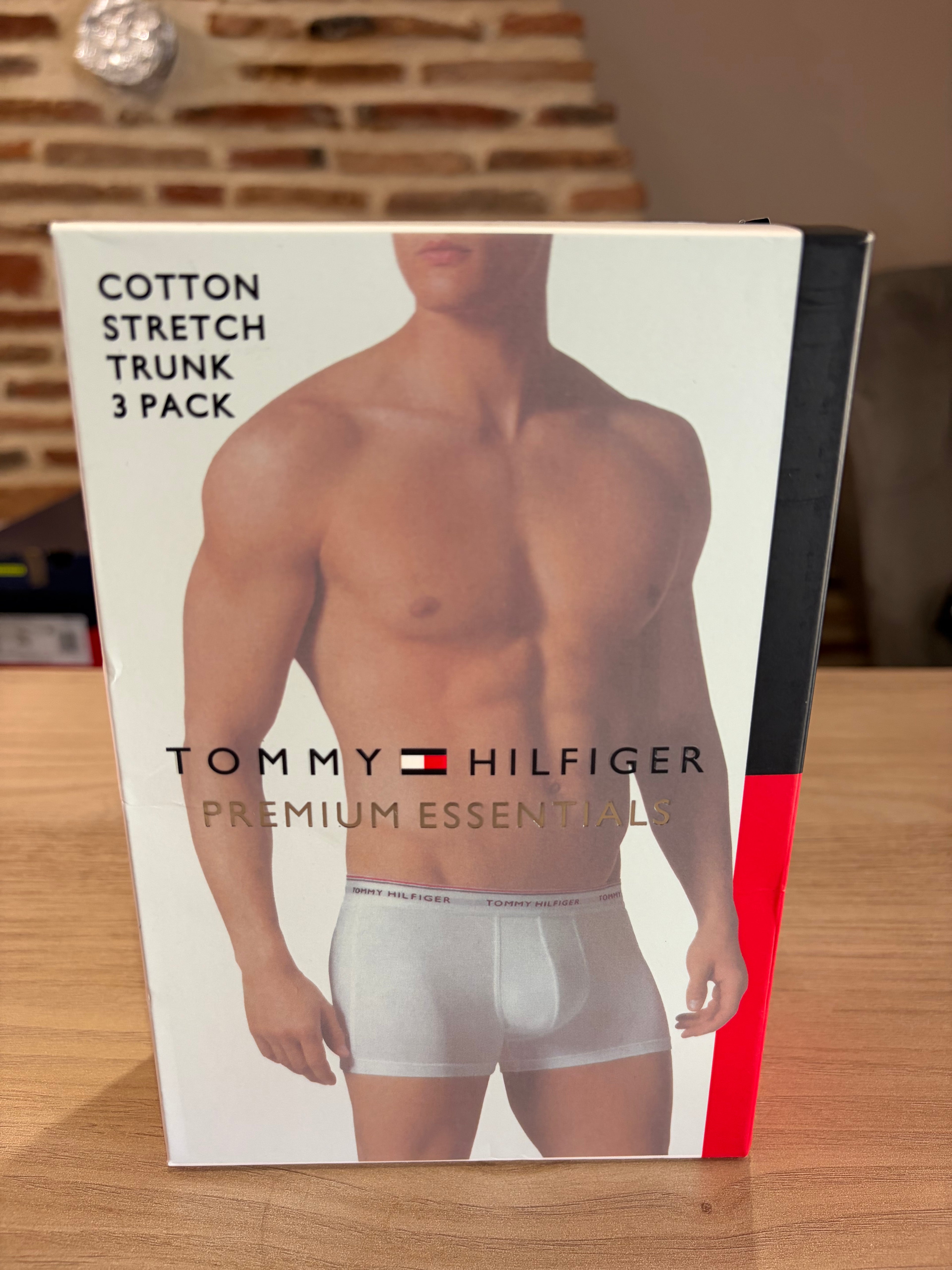 Tommy Hilfiger Premium Essentials - Lot de 3 boxers Trunk Bleu marine - Taille XL