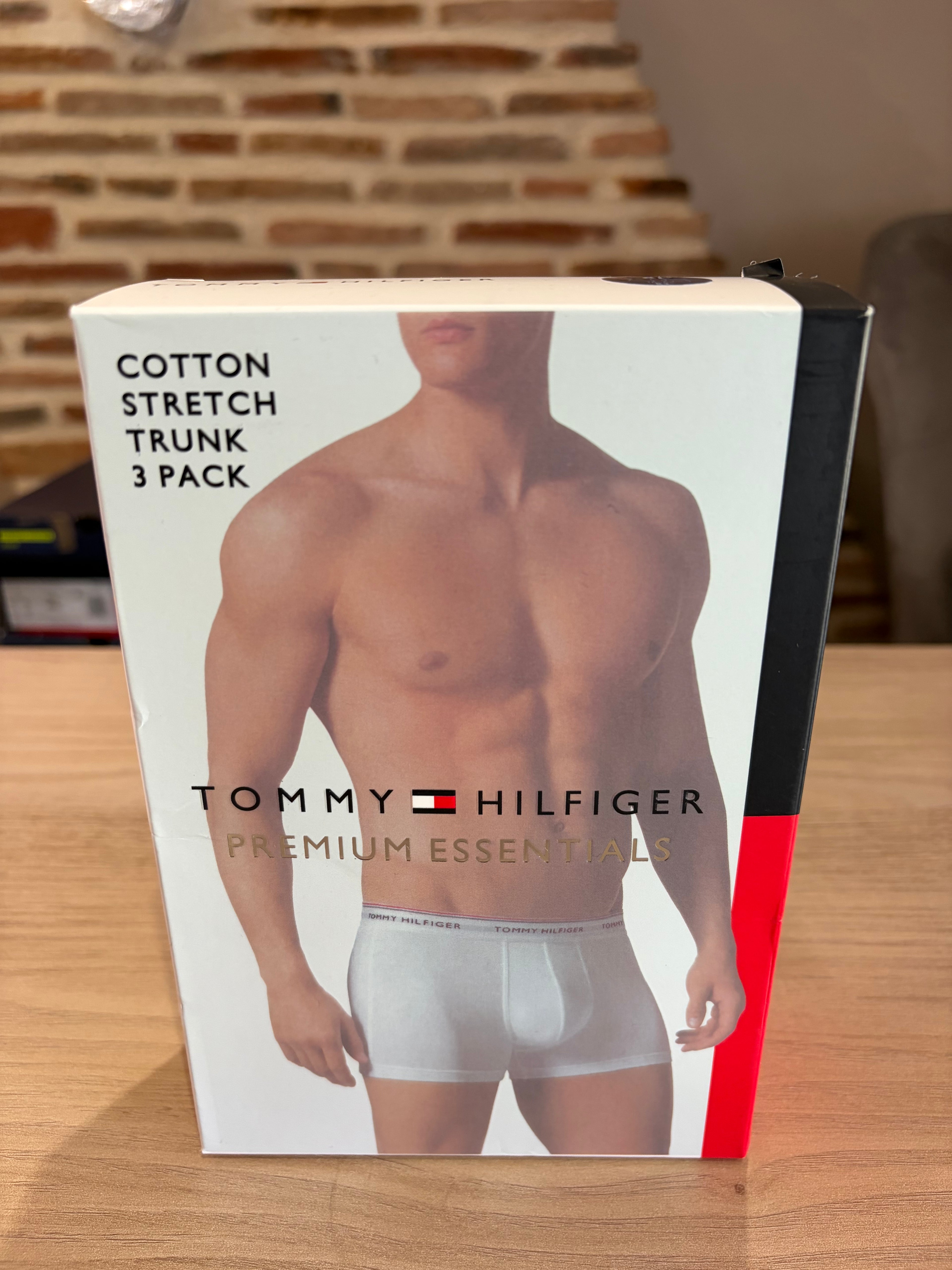 Tommy Hilfiger Premium Essentials - Lot de 3 boxers Trunk Bleu marine - Taille XL
