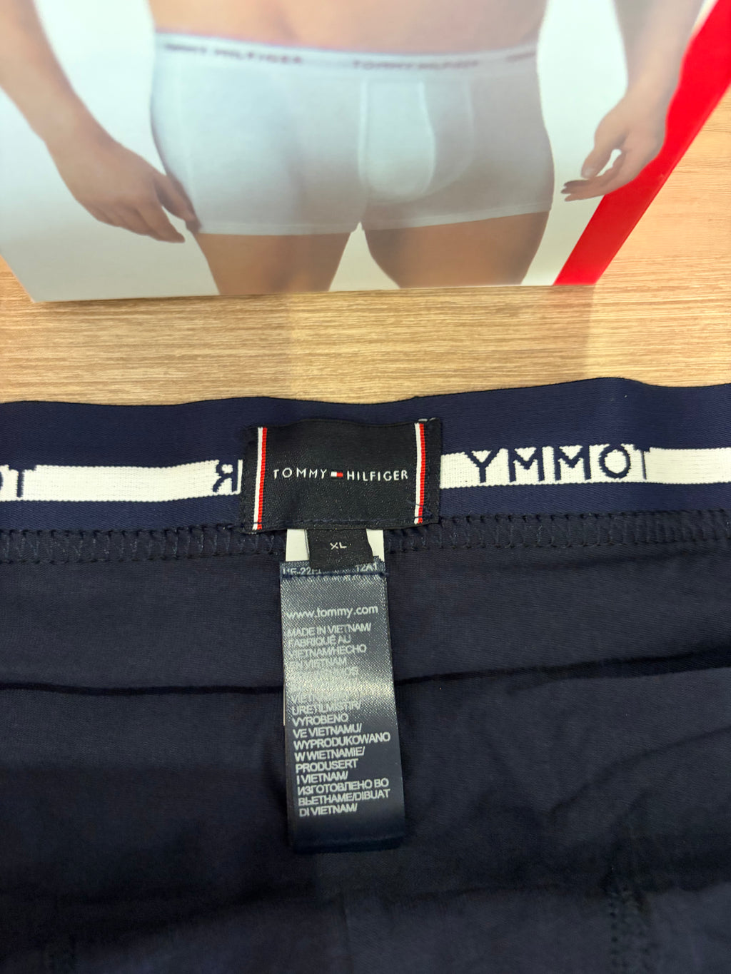 Tommy Hilfiger Premium Essentials - Lot de 3 boxers Trunk Bleu marine - Taille XL