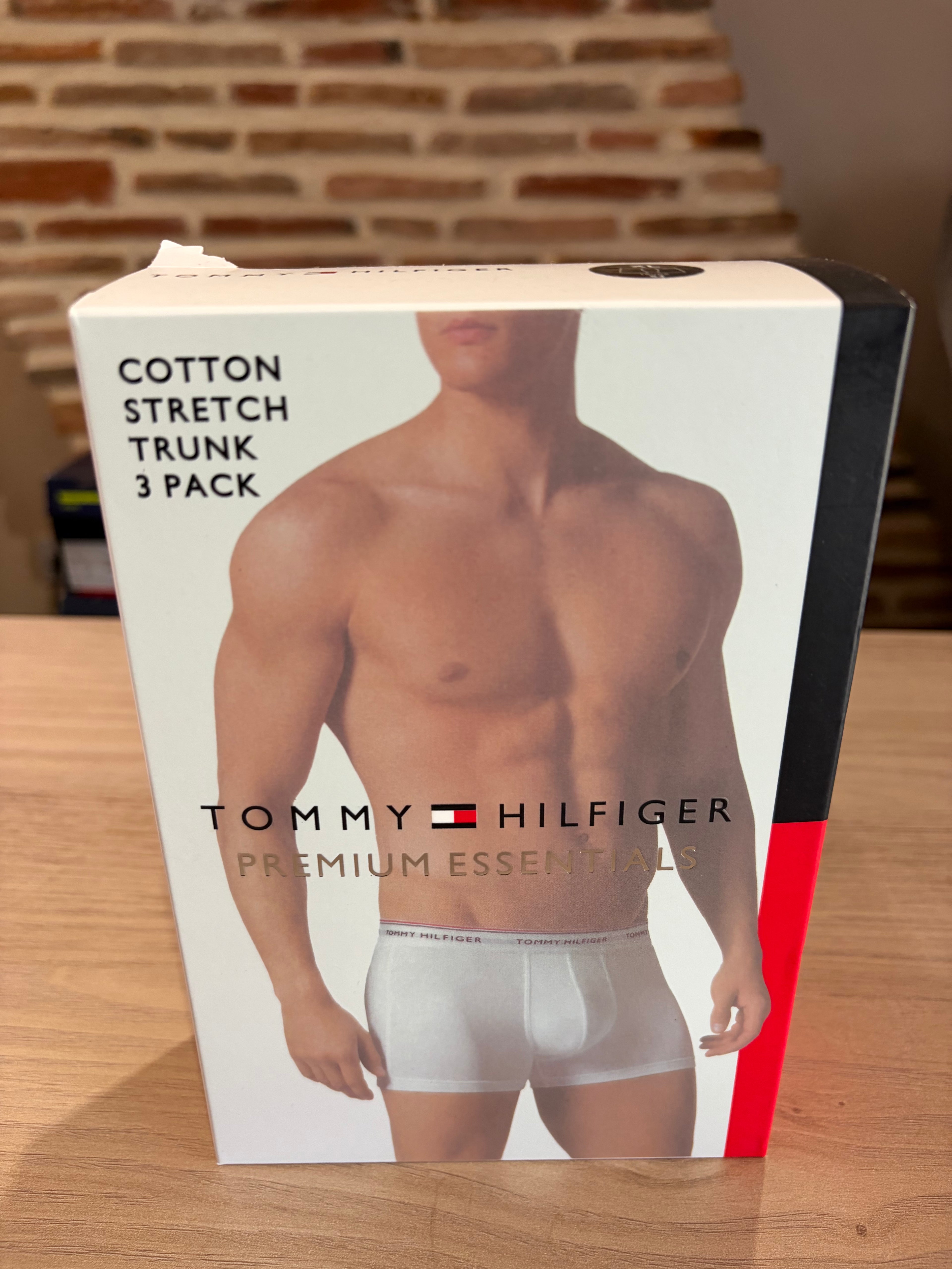 Tommy Hilfiger Premium Essentials - Lot de 3 boxers Trunk Noir - Taille XL