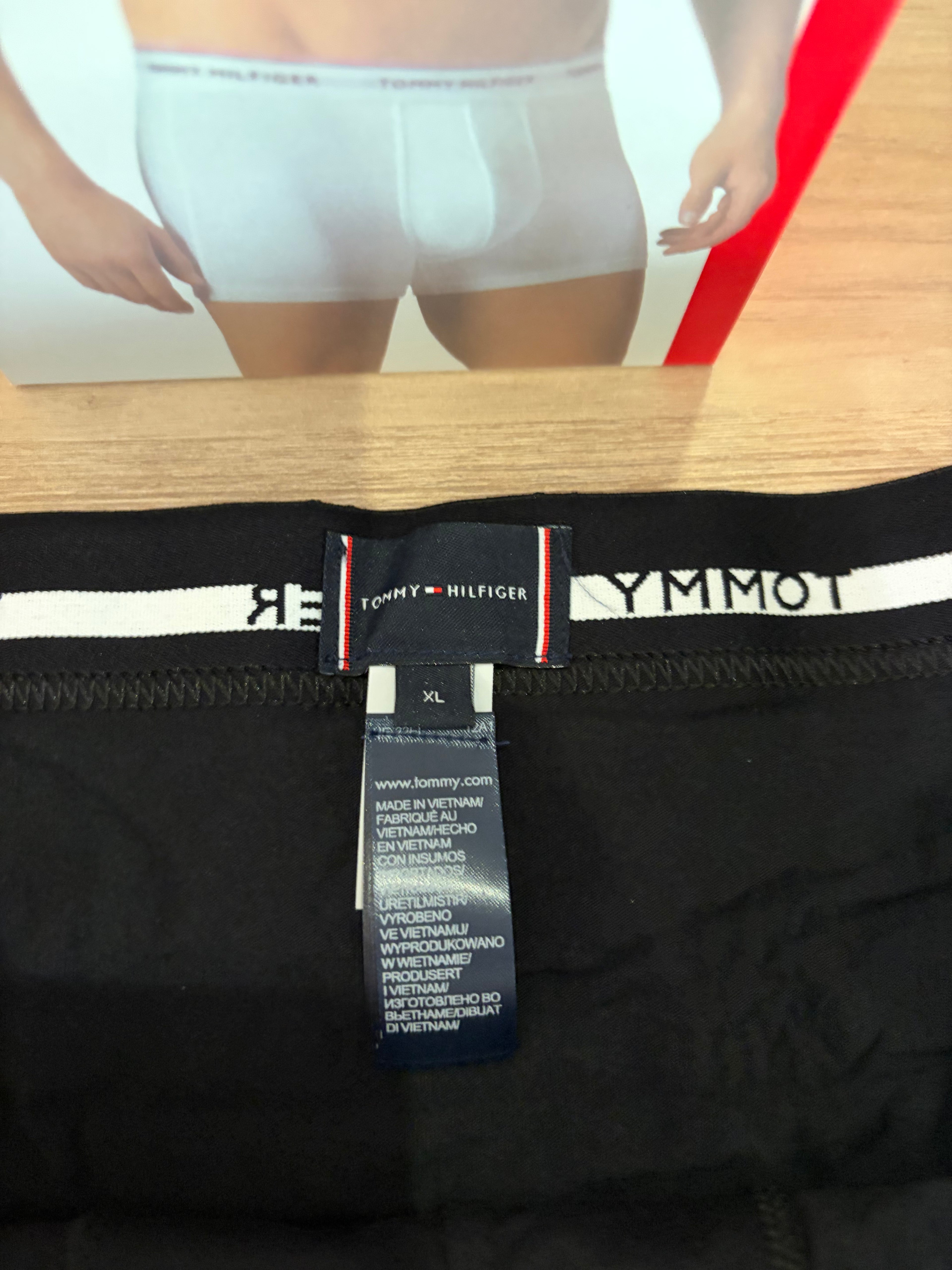 Tommy Hilfiger Premium Essentials - Lot de 3 boxers Trunk Noir - Taille XL