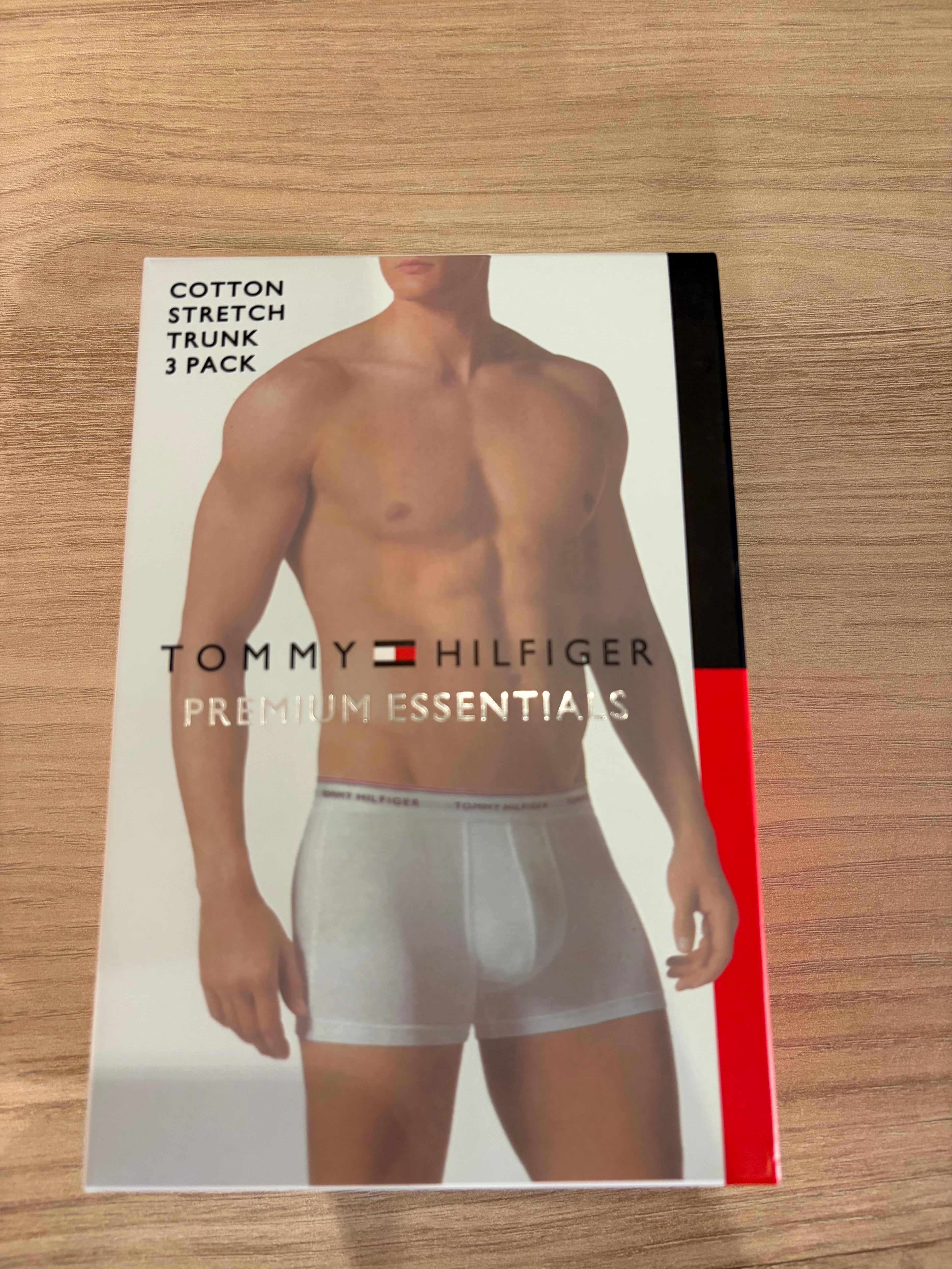Tommy Hilfiger Premium Essentials - Lot de 3 boxers Trunk Noir - Taille XL
