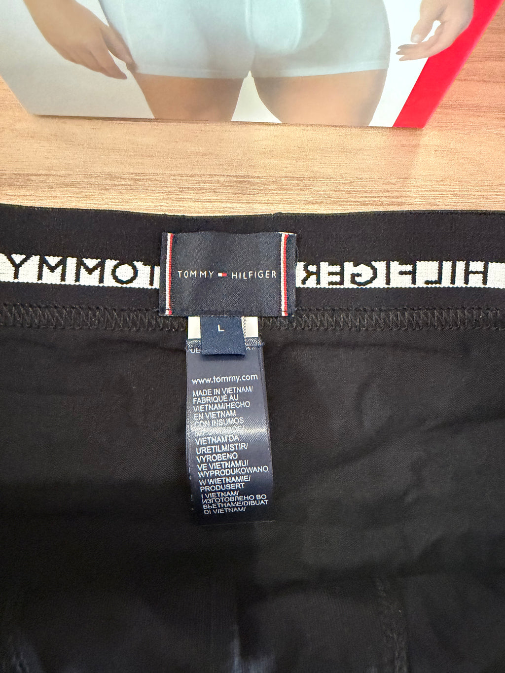 Tommy Hilfiger Premium Essentials - Lot de 3 boxers Trunk Noir/Gris chiné/Blanc - Taille L