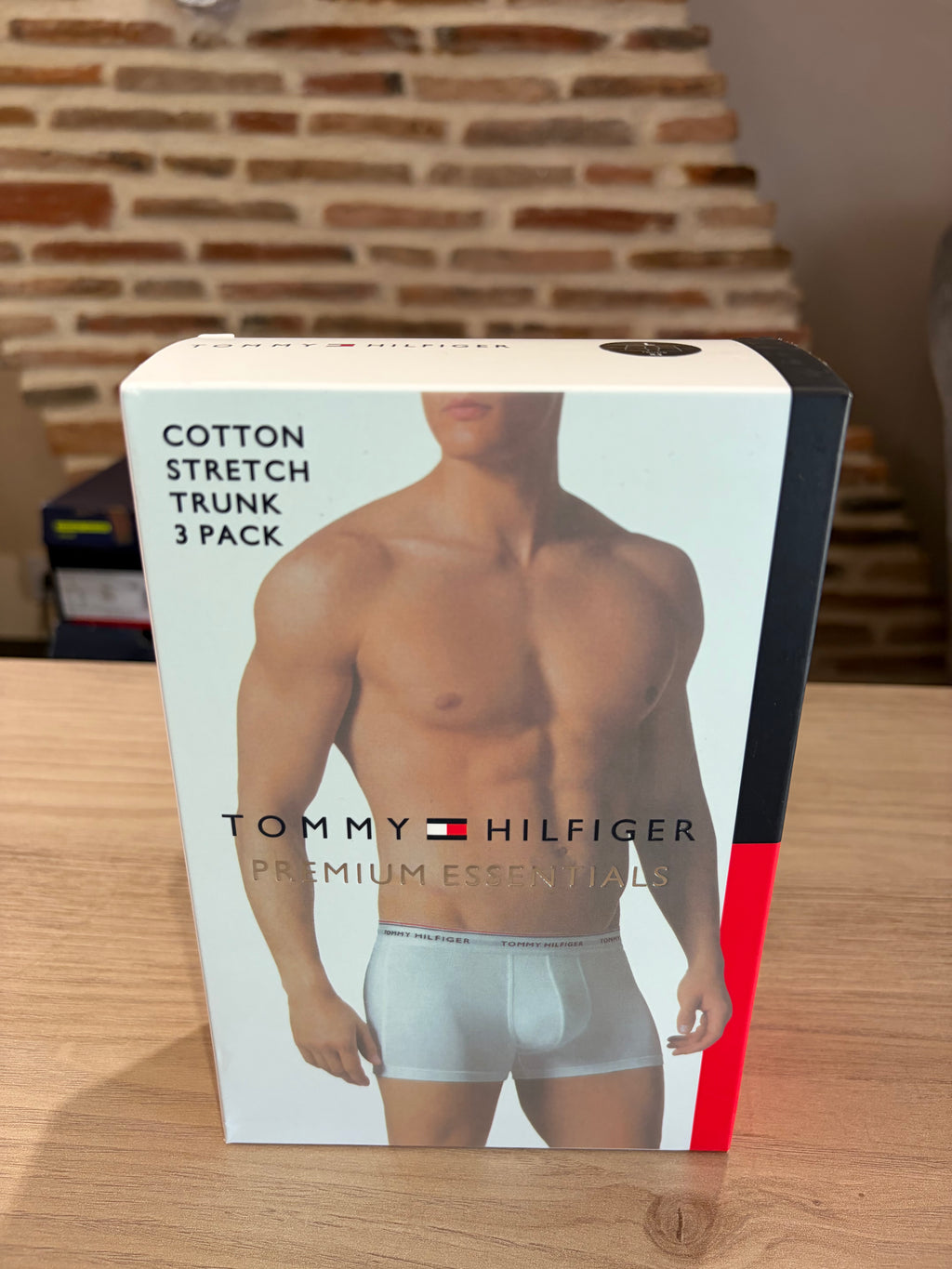 Tommy Hilfiger Premium Essentials - Lot de 3 boxers Trunk Noir - Taille L