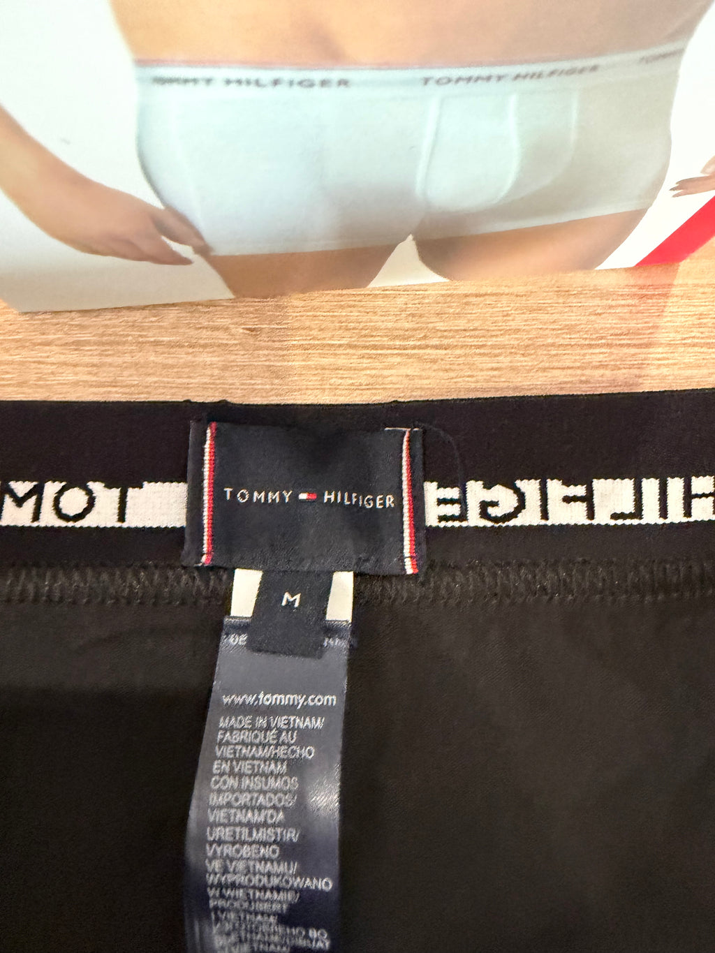 Tommy Hilfiger Premium Essentials - Lot de 3 boxers Trunk Noir/Gris chiné/Blanc - Taille M