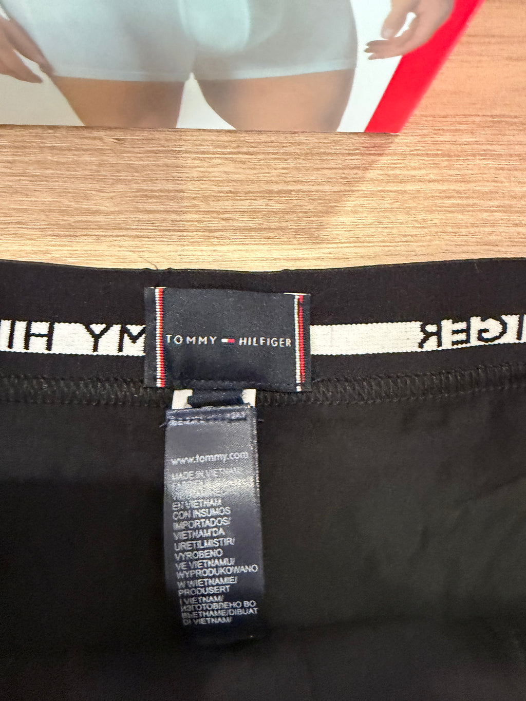 Tommy Hilfiger Premium Essentials - Lot de 3 boxers Trunk Noir Gris Blanc - Taille S